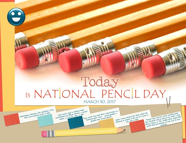 Today is National Pencil Day