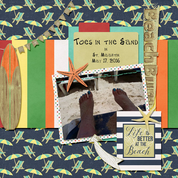 Toes in the Sand