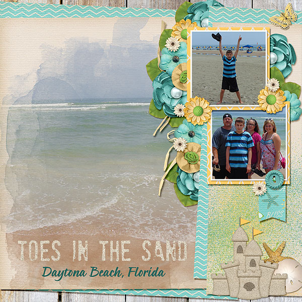 Toes in the sand