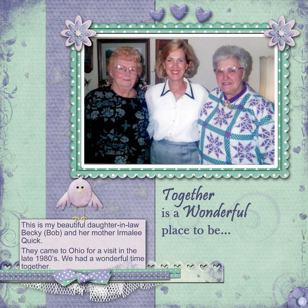 Together is a Wonderful place to be...