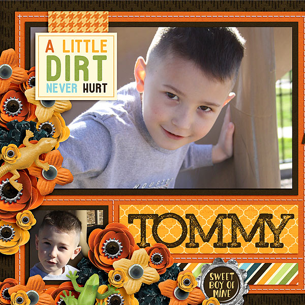 Tommy Playing at the Park
