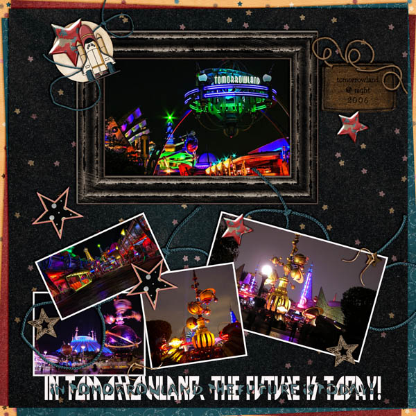 tomorrowland at night