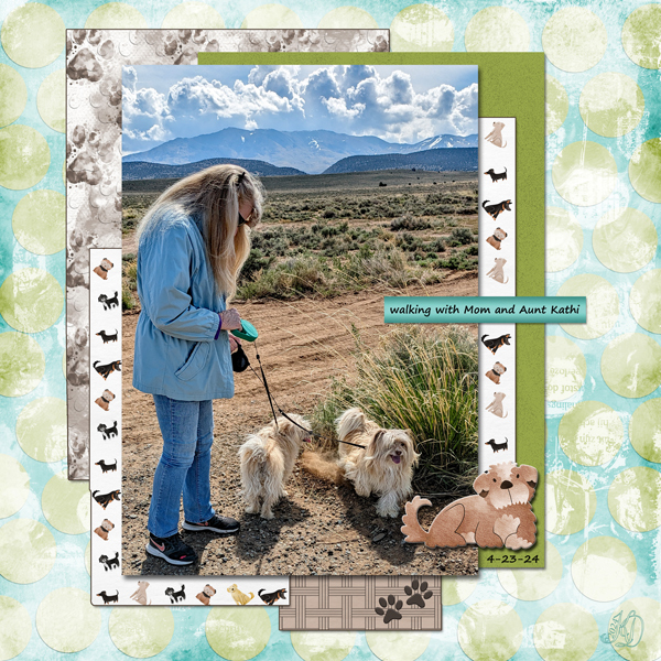 Toni + her dogs