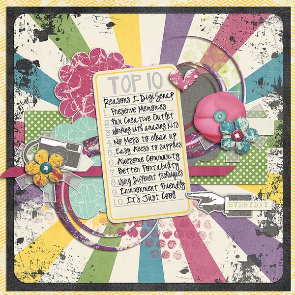 Top 10 Reason I DigiScrap