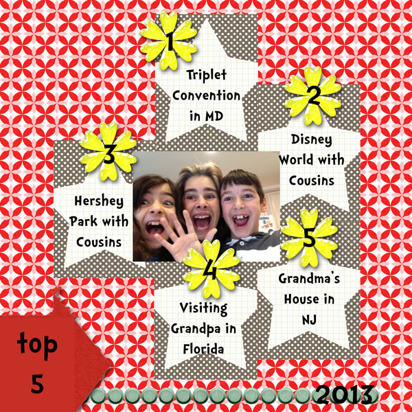 Top 5 - 2013