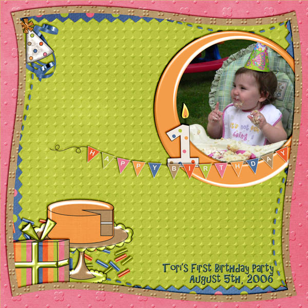 Tori's First Birthday Party