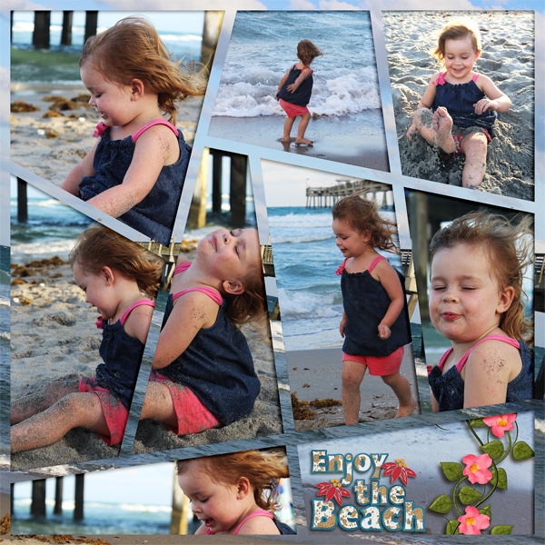 Totally Crazy layout, totally cute gal