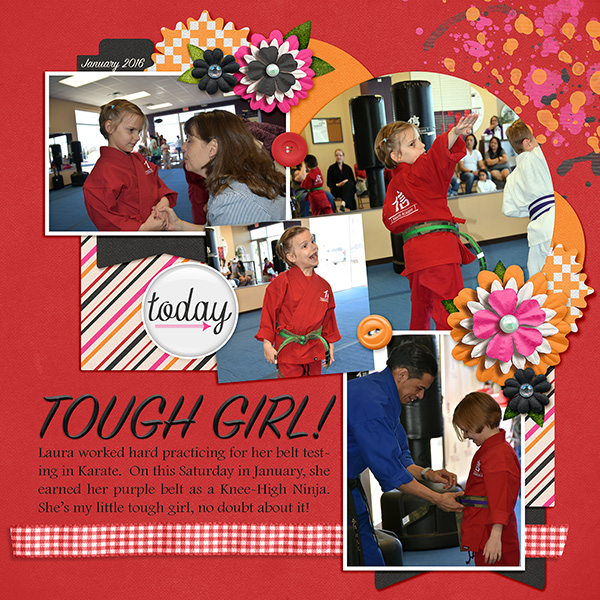 Tough Girl! - Sep 2017 Template 1 Challenge