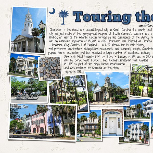 Touring Charleston, left side
