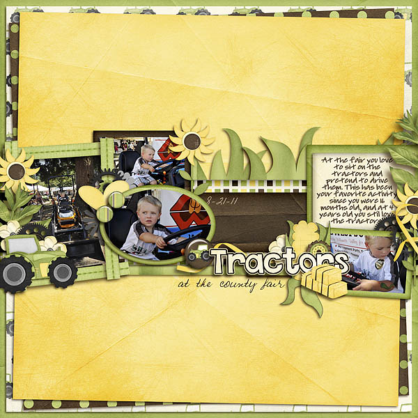 Tractors at the county fair