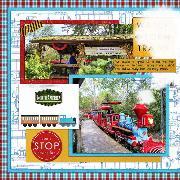 Train Ride at the Columbus Zoo, left side