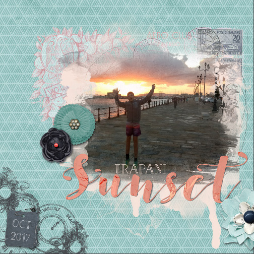 Trapani Sunset: Jan 18 Color Challenge