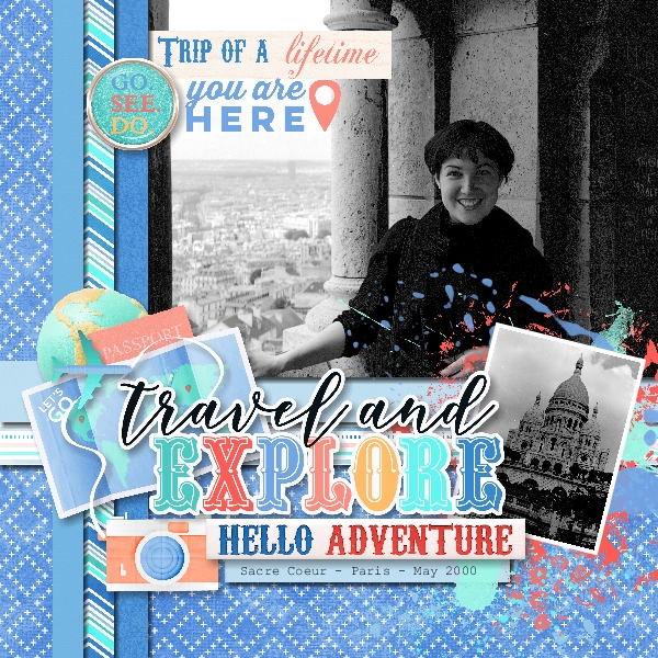 Travel And Explore DSD 2021 Slow Scrap Challenge
