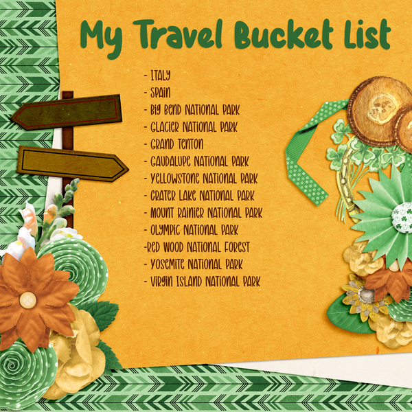 Travel Bucket List