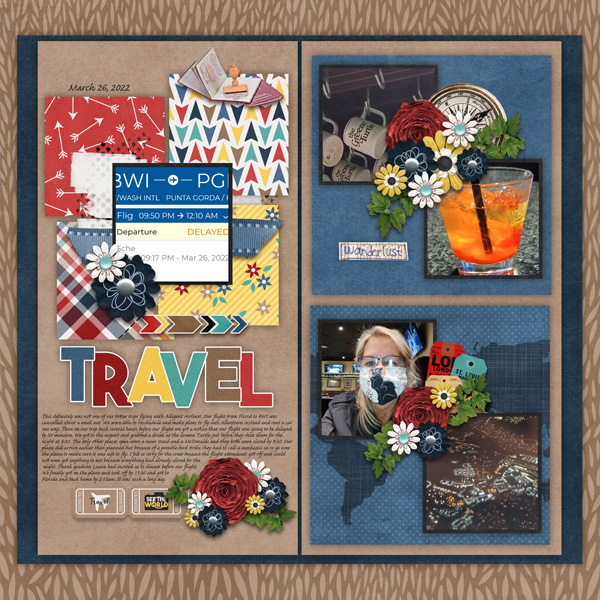 Travelers Notebook 8 Template #2-Miss Fish