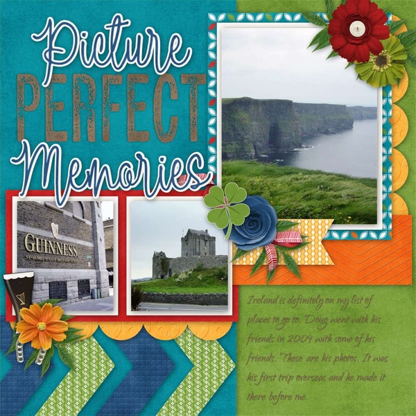 Travelogue Ireland - April template bundle