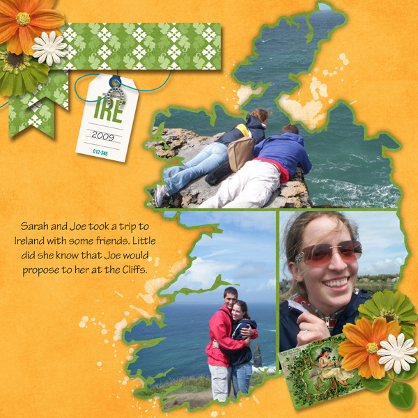 Travelogue Ireland Kit + Template-Connie Prince