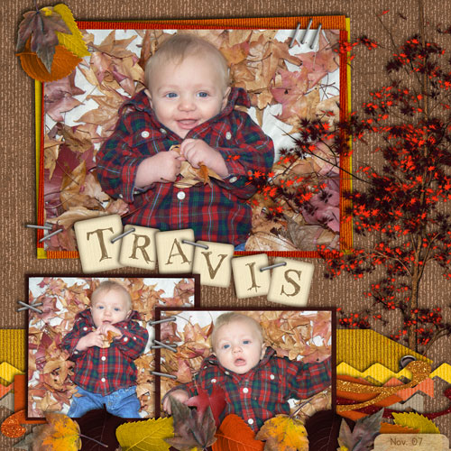 Travis in Leaves