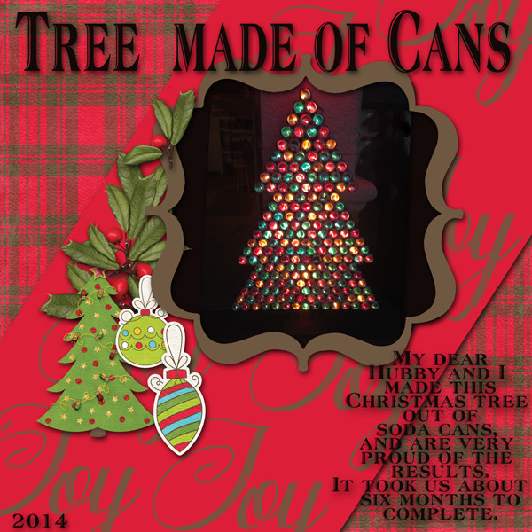 Tree Made of Cans