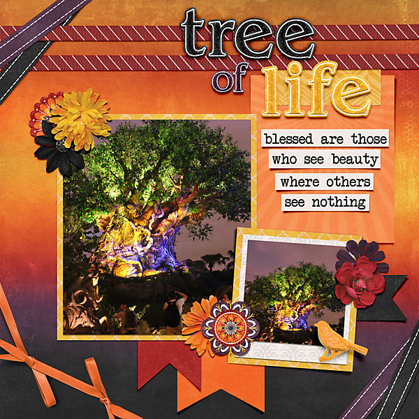 Tree of Life at night