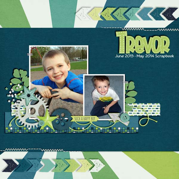Trevor's Scrapbook Cover