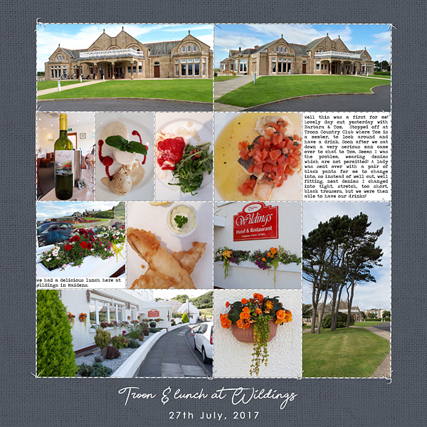 Troon + Lunch at Wildings