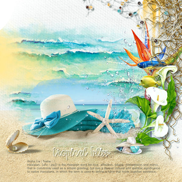 TROPICAL BLISS by Vanila M Designs