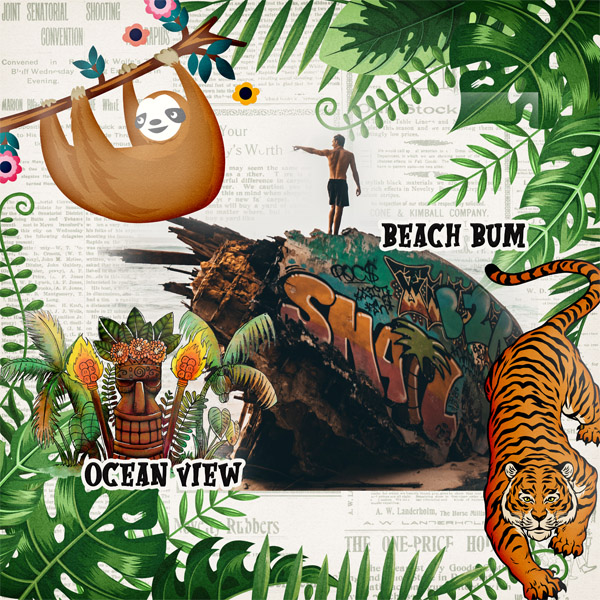 Tropical Hideaway By Cutie Pie Scraps