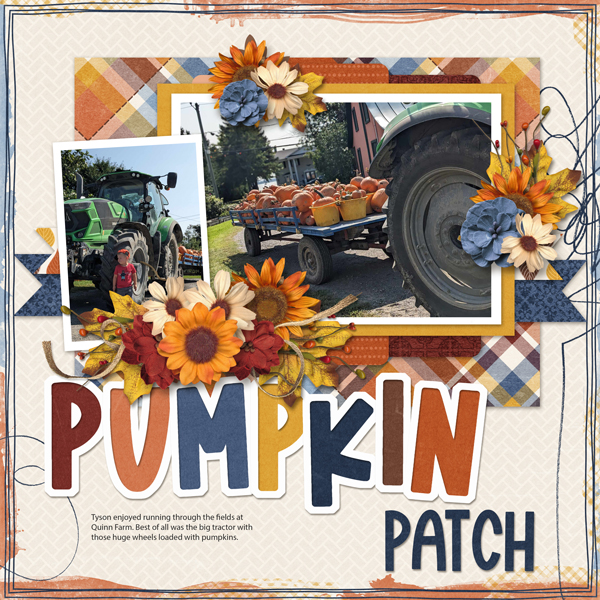 truckload of pumpkins