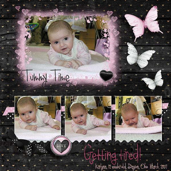 Tummy Time (Feb 2017 Font Challenge)