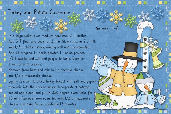 Turkey & Potato Casserole