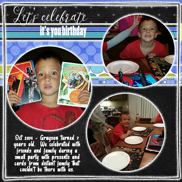 Turning 7 - Template 2 Challenge
