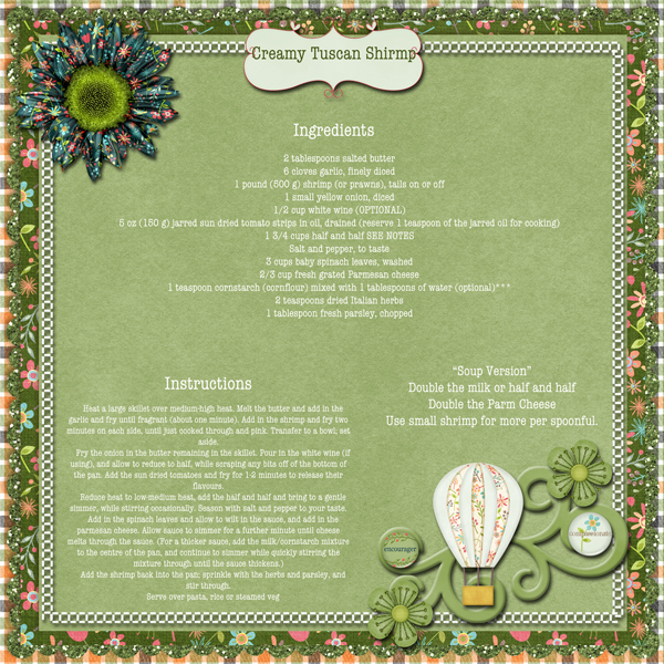 Tuscan Shrimp Recipe