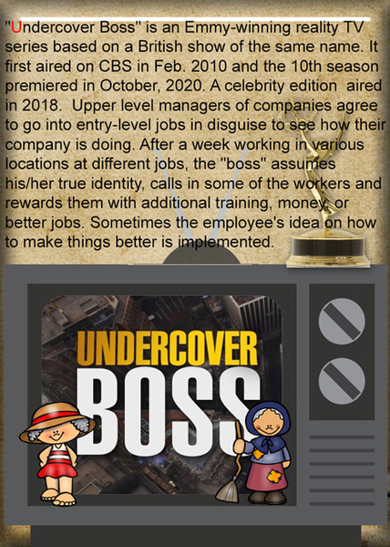 TV A to Z UNDERCOVER BOSS