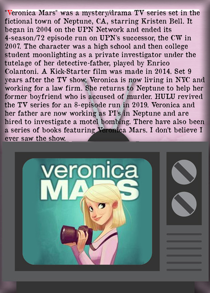 TV A to Z VERONICA MARS