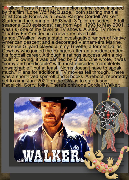 TV A to Z WALKER TEXAS RANGER