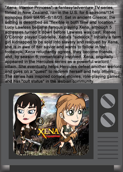 TV A to Z XENA, WARRIOR PRINCESS