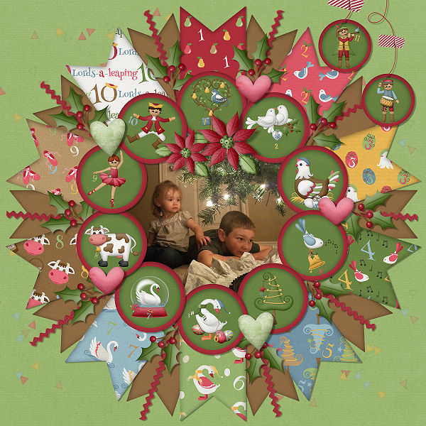 Twelve Days of Christmas by Boomersgirl Designs