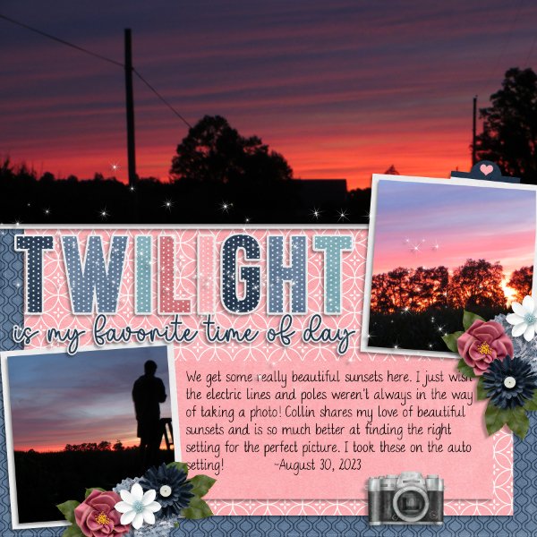 Twilight is my favorite time of day