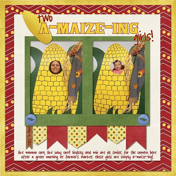 two A-MAIZE-ING girls!