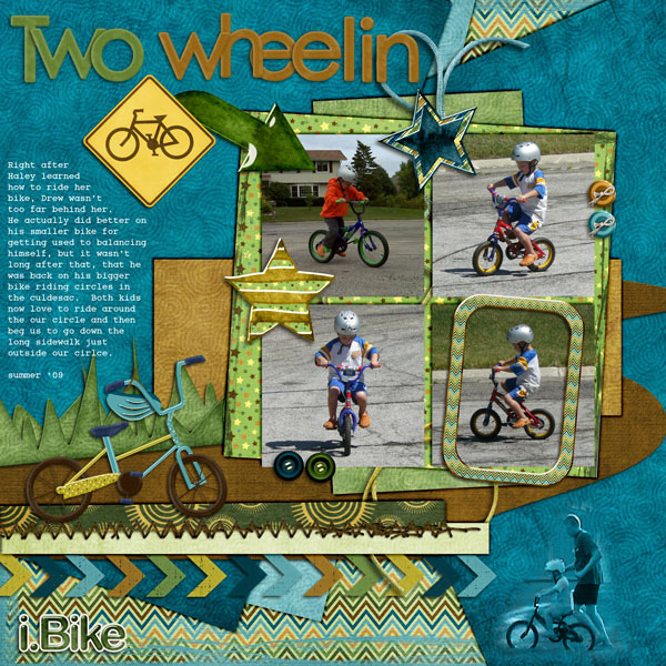 two wheelin