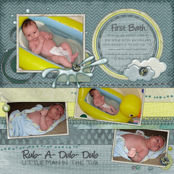 Tyson's First Bath