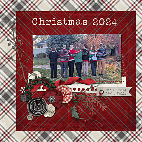 Ugly Christmas Sweaters from the Back