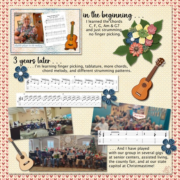 ukulele was new to me then