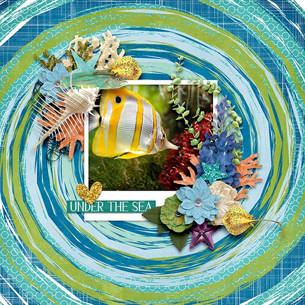 Under water