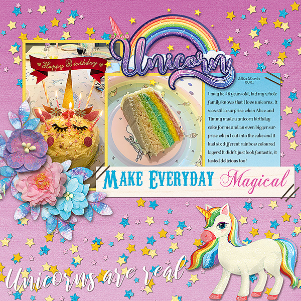 Unicorn Birthday Cake
