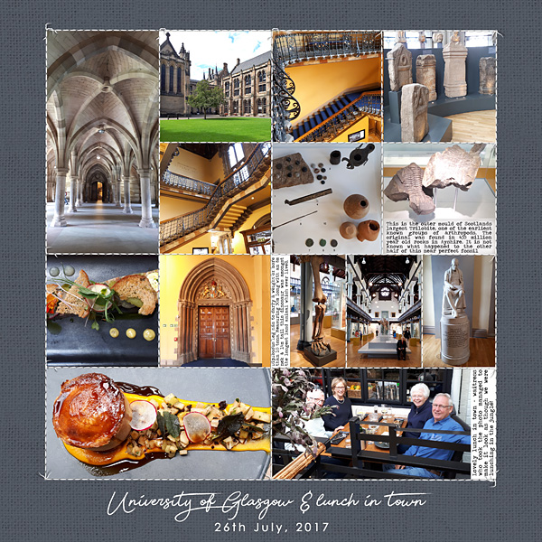 University of Glasgow + Lunch in Town