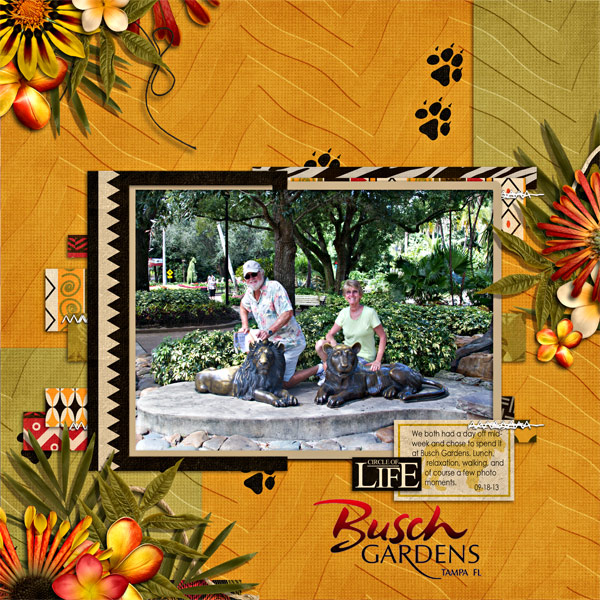 Us at Busch Gardens
