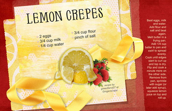 Use It All Challenge Lemon Crepes with Strawberries