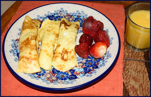 Use It All Challenge Lemon Crepes with Strawberries